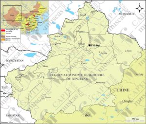 Carte du Xinjiang